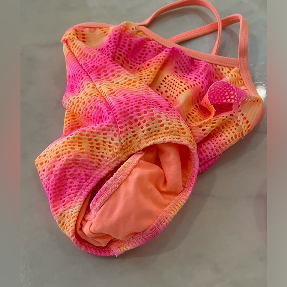 OP, Girls, One Piece, Ruffled, Swimsuit. - Picture 3 of 7